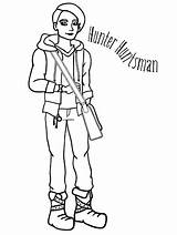Huntsman Hunter Ever After High Fun Kids Kleurplaat sketch template