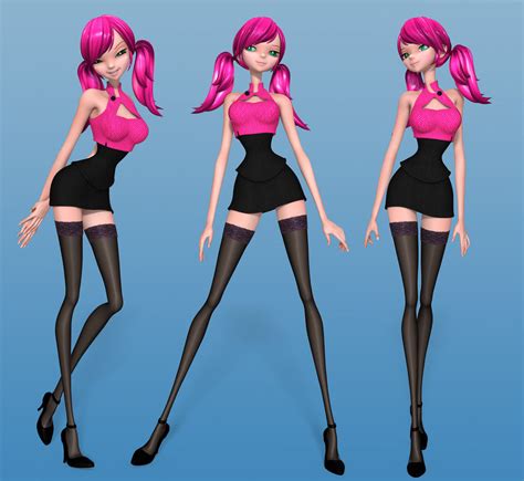 Anime Pinup By Roy3d On Deviantart