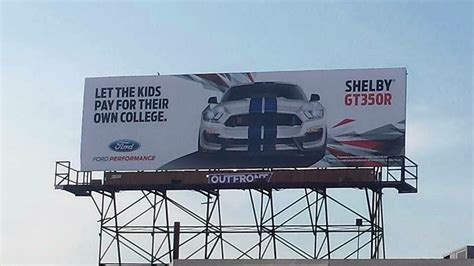 billboard ad    shelby gtr   car   important   kids autoevolution