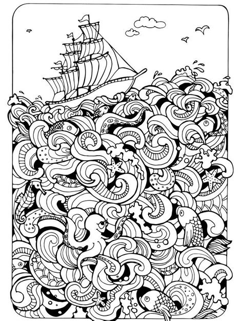 absurdly whimsical adult coloring pages  color   lines