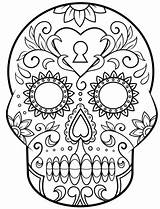 Mandalas Calaveras Mexicanas Calavera sketch template