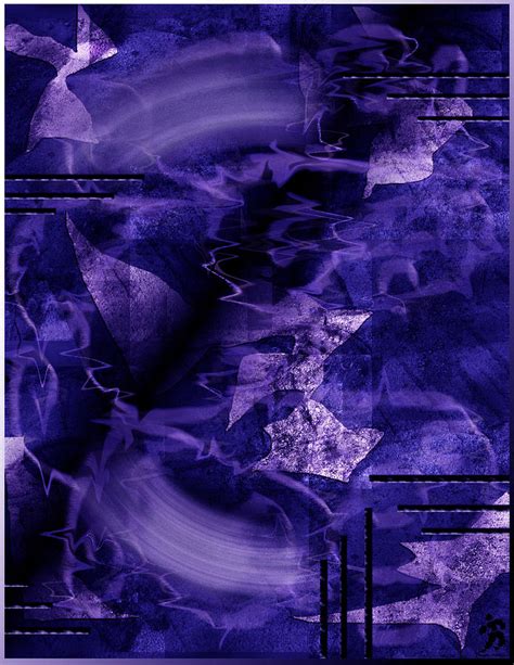 trizz deep purple mixed media by daniels aesthetics