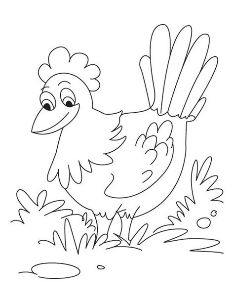 red hen coloring pages activities  kids coloring pages