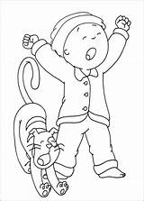 Caillou Coloring Pages Printable Popular sketch template