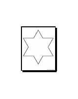 Jewish Coloring Star Pages David sketch template