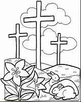 Coloring Pages Easter Sunday Religious Printable Color Getcolorings School sketch template
