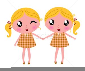 twin baby girls clipart  images  clkercom vector clip art  royalty