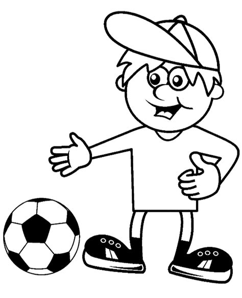 easy football player coloring page topcoloringpagesnet