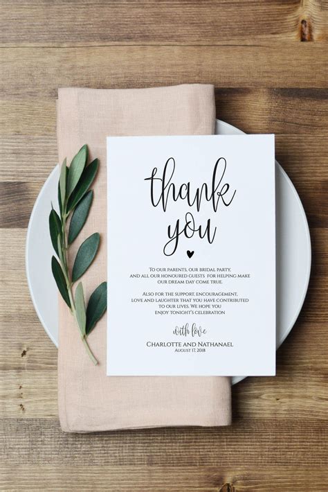 wedding   note printable   card template instant