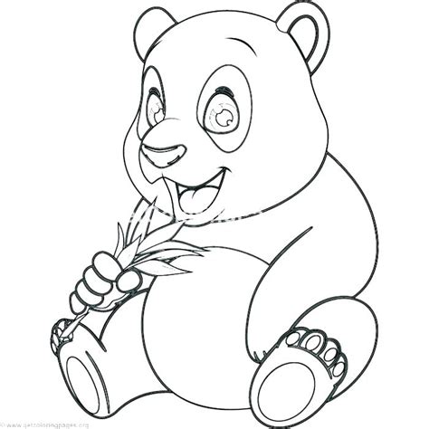 cute panda bear coloring pages  getdrawings