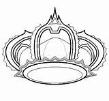 Princess Tiara Coloring Crown Wedding Drawing Netart Pages Getdrawings sketch template