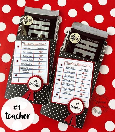 kit teacher candy bar wrappers report card  teacher candy etsy