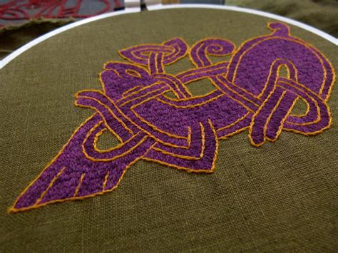 viking embroidery close   symbelmune  deviantart