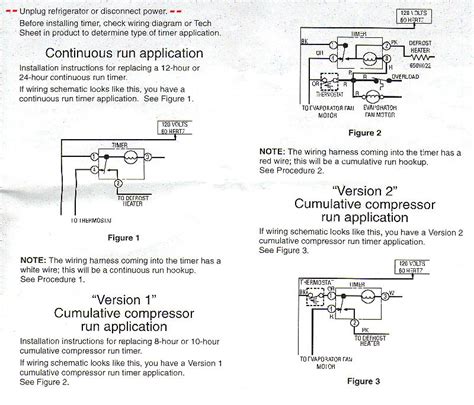 refrigerator defrost timer wiring diagram wiring diagram