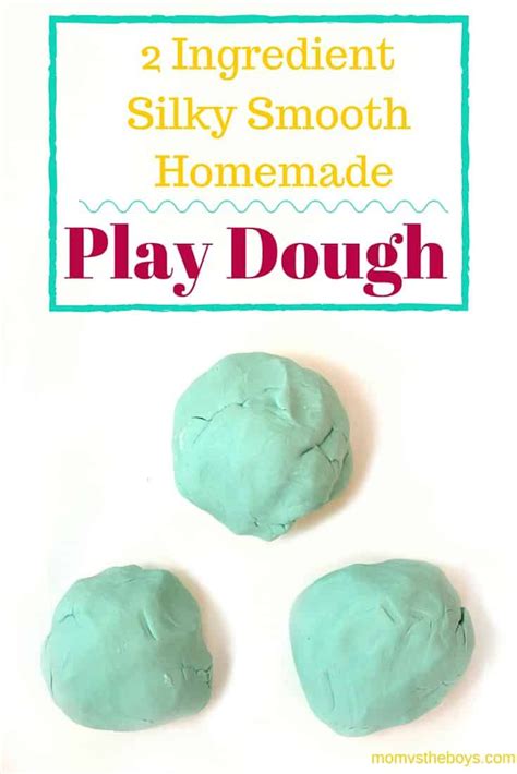 super silky 2 ingredient homemade play dough recipe homemade playdough peanut butter