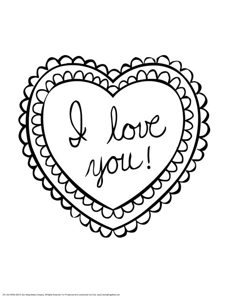 heart coloring pages  teenagers love  heart valentine coloring