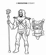 Skeletor Coloring Man He Pages Paper Cut Dolls Cartoon Outs Color Book Drawings Mostly Mostlypaperdolls Books Kids Printable Popular sketch template