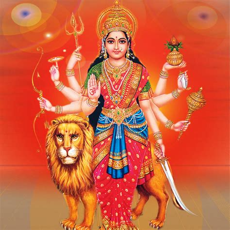 hindu god goddess durga  mother goddess  symbolism
