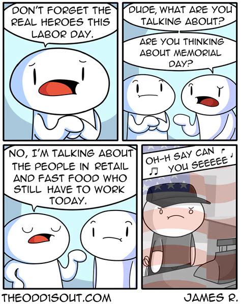 funny labor day cartoons