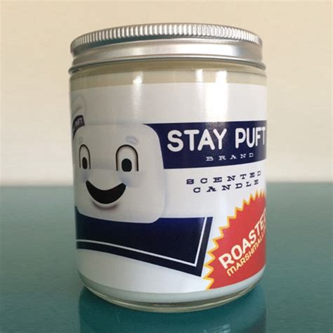 stay puft roasted marshmallow scented candle drunkmall