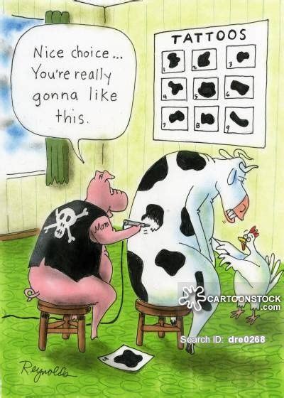 dairy cows cartoons and comics funny pictures from cartoonstock farm humor cow tattoo farm