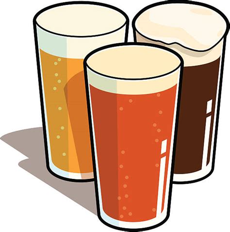 Royalty Free Pint Glass Clip Art Vector Images