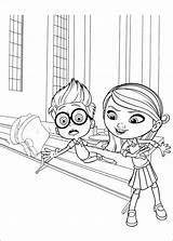 Mr Sherman Peabody Coloring Pages Para Coloriage Coloring4free Choose Board Printable Online Related Posts sketch template