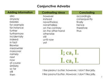 conjunctive adverbs  rooted  language teachers pay teachers