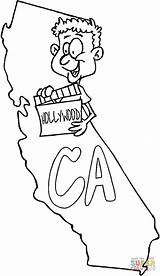 California Coloring Map Pages State Printable Usa Symbols Flag Drawing Getdrawings Flower Kids Comments Library Clipart Popular Coloringhome Categories sketch template