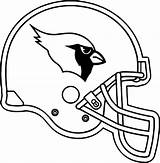 Helmet Broncos Cardinals Packers Bengals Titans Wecoloringpage Seahawks Clipartmag Getcolorings sketch template