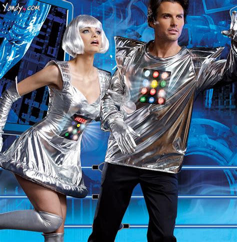 Light Up Adult Space Robot Costumes