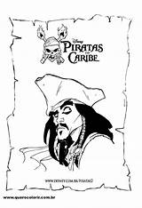 Piratas Caribe Sparrow sketch template