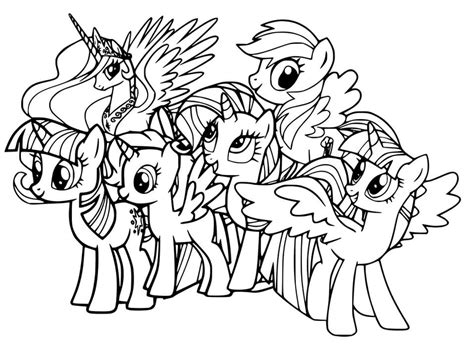 cute   pony coloring page  printable coloring pages  kids