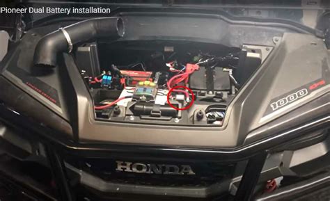 honda pioneer dual battery kit true  voltage gauge      trueam retail