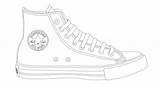 Converse Katus Chaussure Chuck Kleurplaat Teken Hond Hok Cano Vans Clipartfox Zapatillas sketch template
