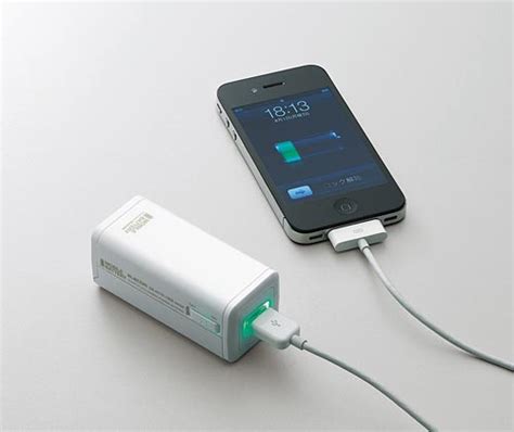elecom portable battery charger  iphone gadget sins