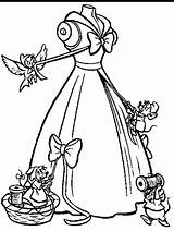 Cinderella Coloring Pages Carriage Mice Gown Help Printable Princess Dress Color Getcolorings Baby Coach Her Pumpkin Getdrawings Disney Print Colorings sketch template