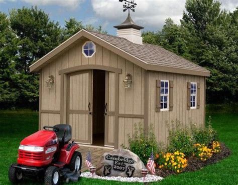 barns cambridge  wood storage shed kit