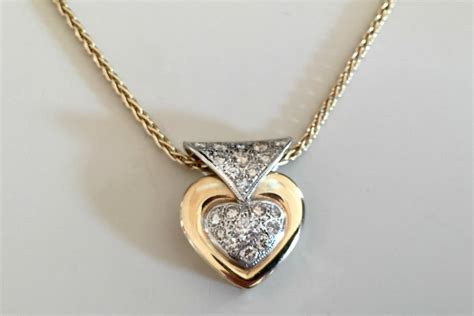 custom gold heart necklace keezing kreations boston ma