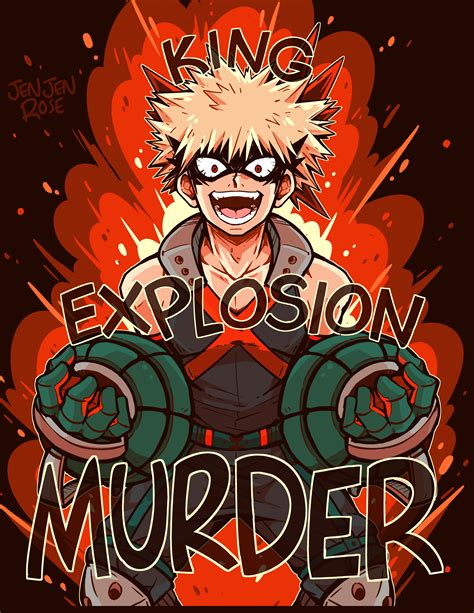 King Explosion Murder My Hero Academia [print] On Storenvy