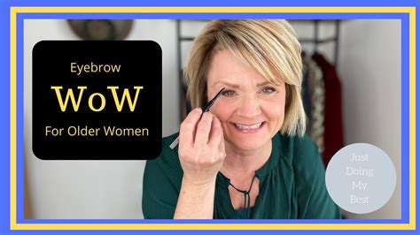 over 50 eyebrow tutorial how to fill in eyebrows for older women
