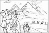 Colouring Pyramids Egypt Pages Coloring Sphinx Ancient Children Printable Color Activity Book Village Great Pdf Print sketch template
