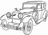 Car Drawing Classic Line Drawings Vintage Cars Coloring Getdrawings Detailed Pages Monkey Gas Choose Board Paintingvalley sketch template