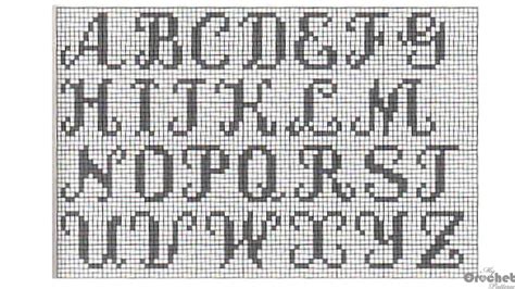 filet crochet alphabet mycrochetpattern
