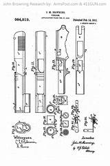 1911 Colt Browning sketch template