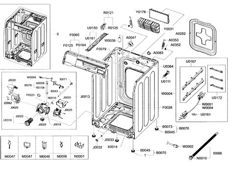 samsung front load washer parts diagram