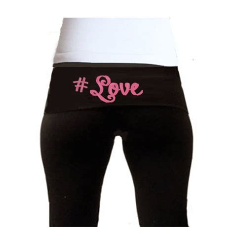 Hashtag Love Yoga Pants By Thepaisleybox On Etsy