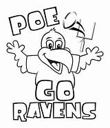 Baltimore Ravens Raven Designlooter Getcolorings sketch template
