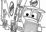 Mack Coloring Pages Truck Getdrawings Getcolorings sketch template