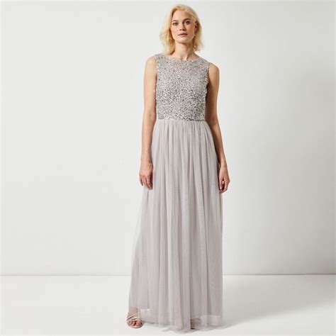 dorothy perkins showcase tall grey harper maxi dress debenhams dresses bridesmaid dresses